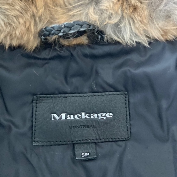 NWOT Mackage Marla Parka with Natural Fur Trim - Picture 16 of 16